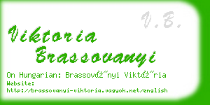 viktoria brassovanyi business card